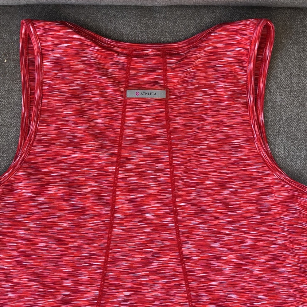 ATHLETA V-Neck Tennis / Pickleball Sleeveless Tank w/Back zip pocket - Picture 8 of 8